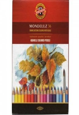 Estojo Lápis de Cor Aquarelável C/36 37179 Koh-i-noor